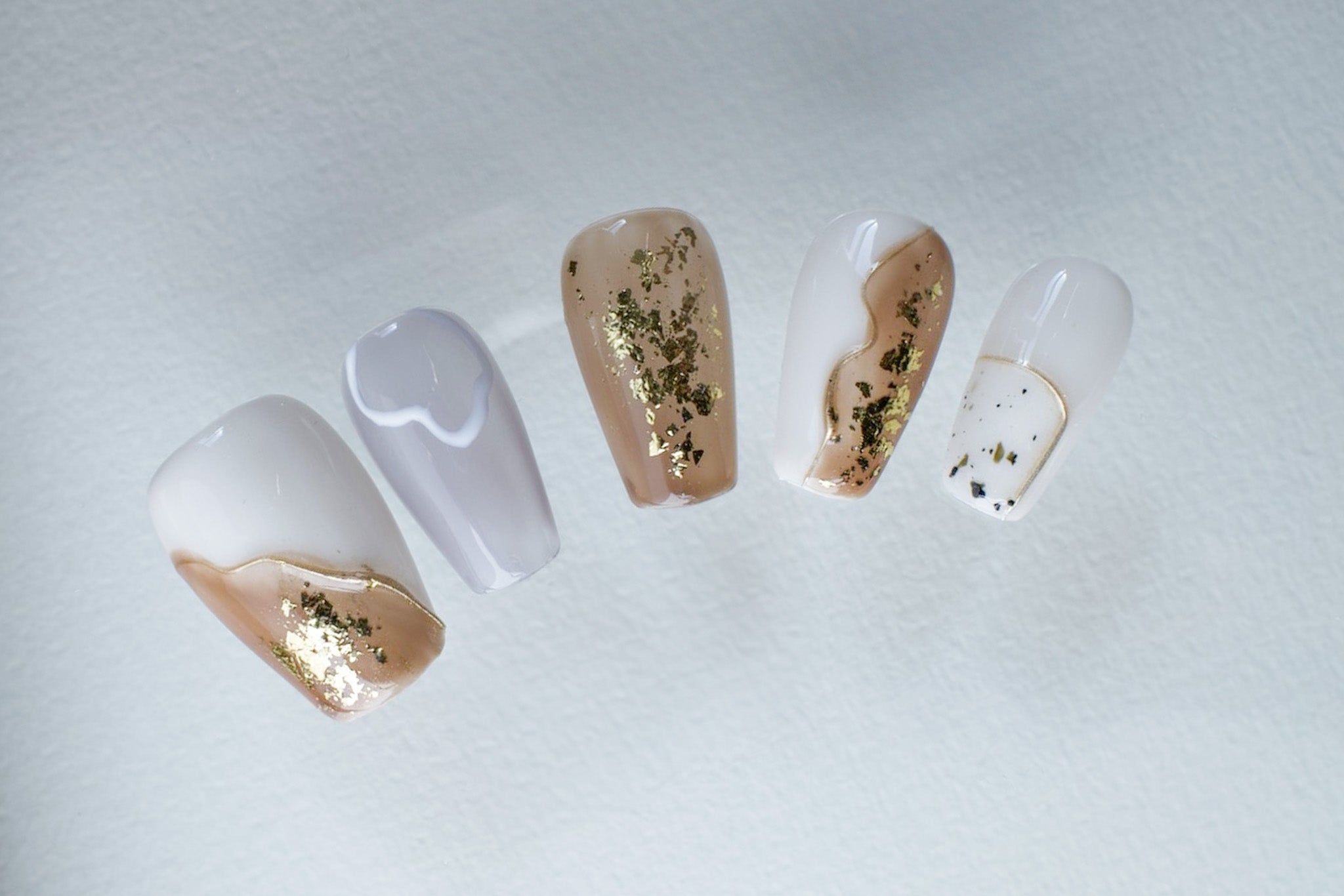 Golden Autumn Glow - My Opal Nails